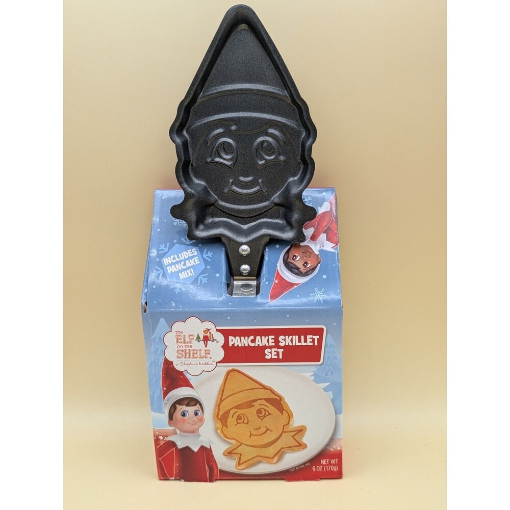 The Elf On The Shelf Pancake Skillet Set - Christmas Cooking Pancakes New In Box